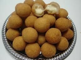 Bolinhos de queijo/pizza/carne